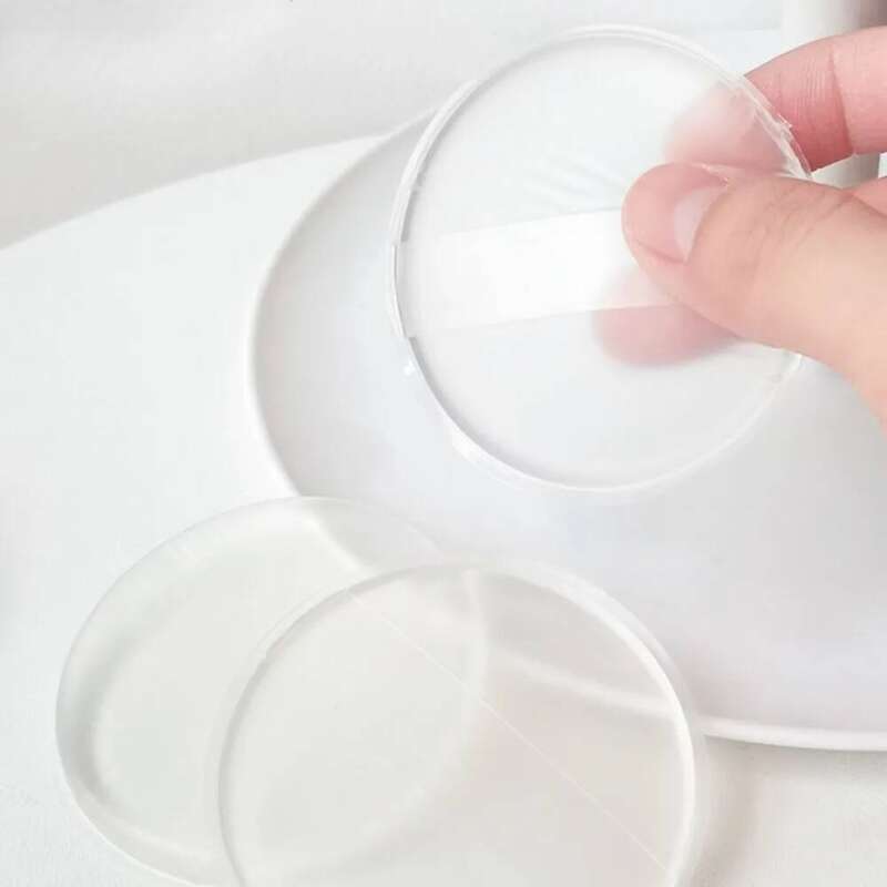 1/3pcs Jelly Soft Silicone Gel Puff Sponge for Cosmetic Face Foundation BB Cream No Eating Powder Makeup Tool