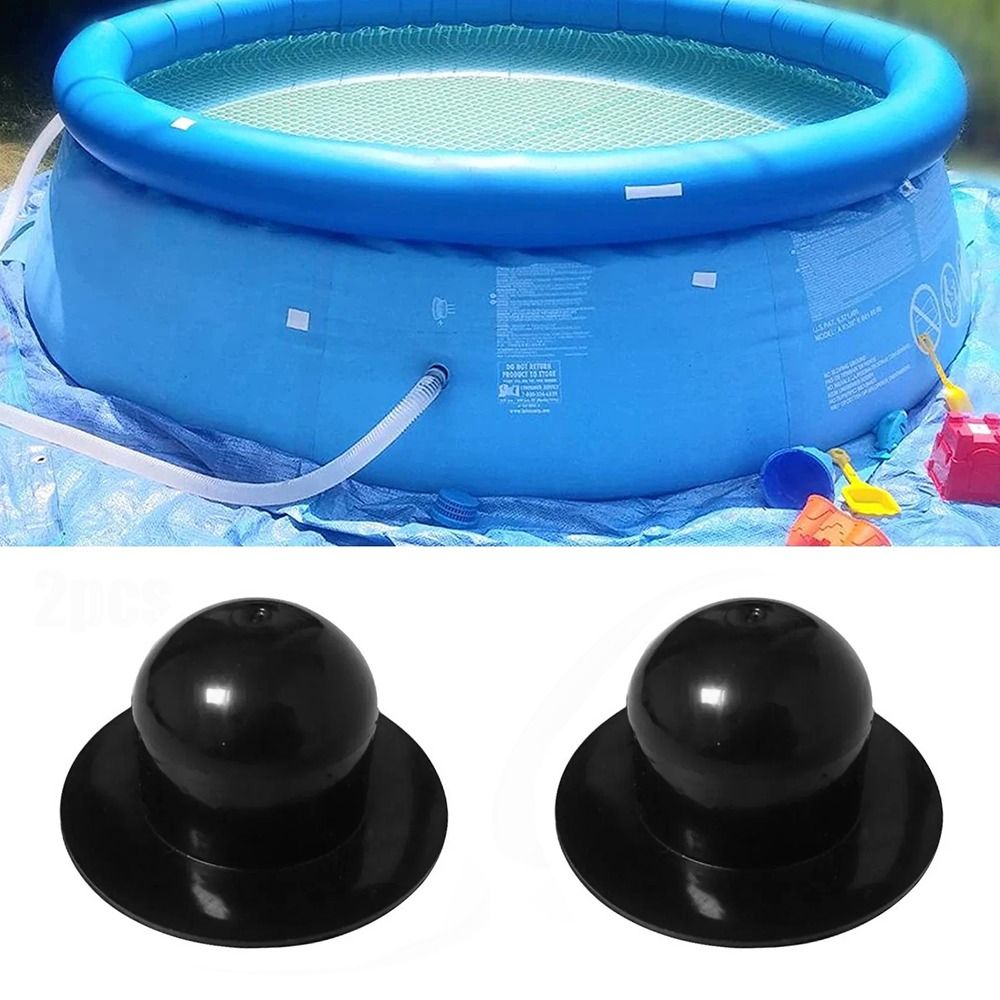 1/2/5Pcs New Replacement Parts Strainer Hole Plug Inflatable Swimming Pool Filter Pump Plastic Water Stopper Black For Intex Pool Wall Drain Plug
