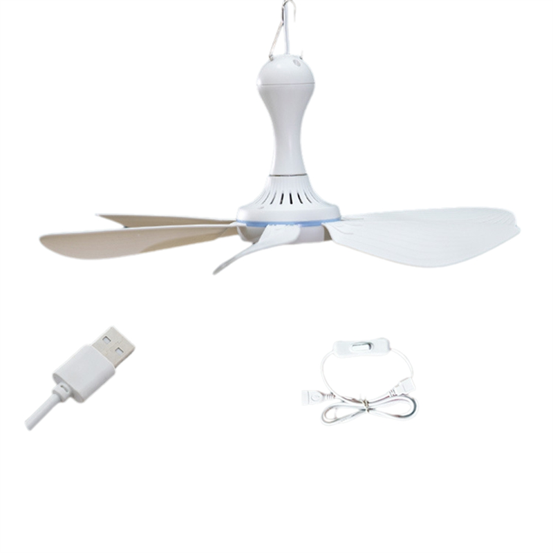 OUMERY Switch USB Extension Cable 1 Meter Camping Fan, Portable Mini Ceiling Fan, USB Tent Fan for Outdoor Camping