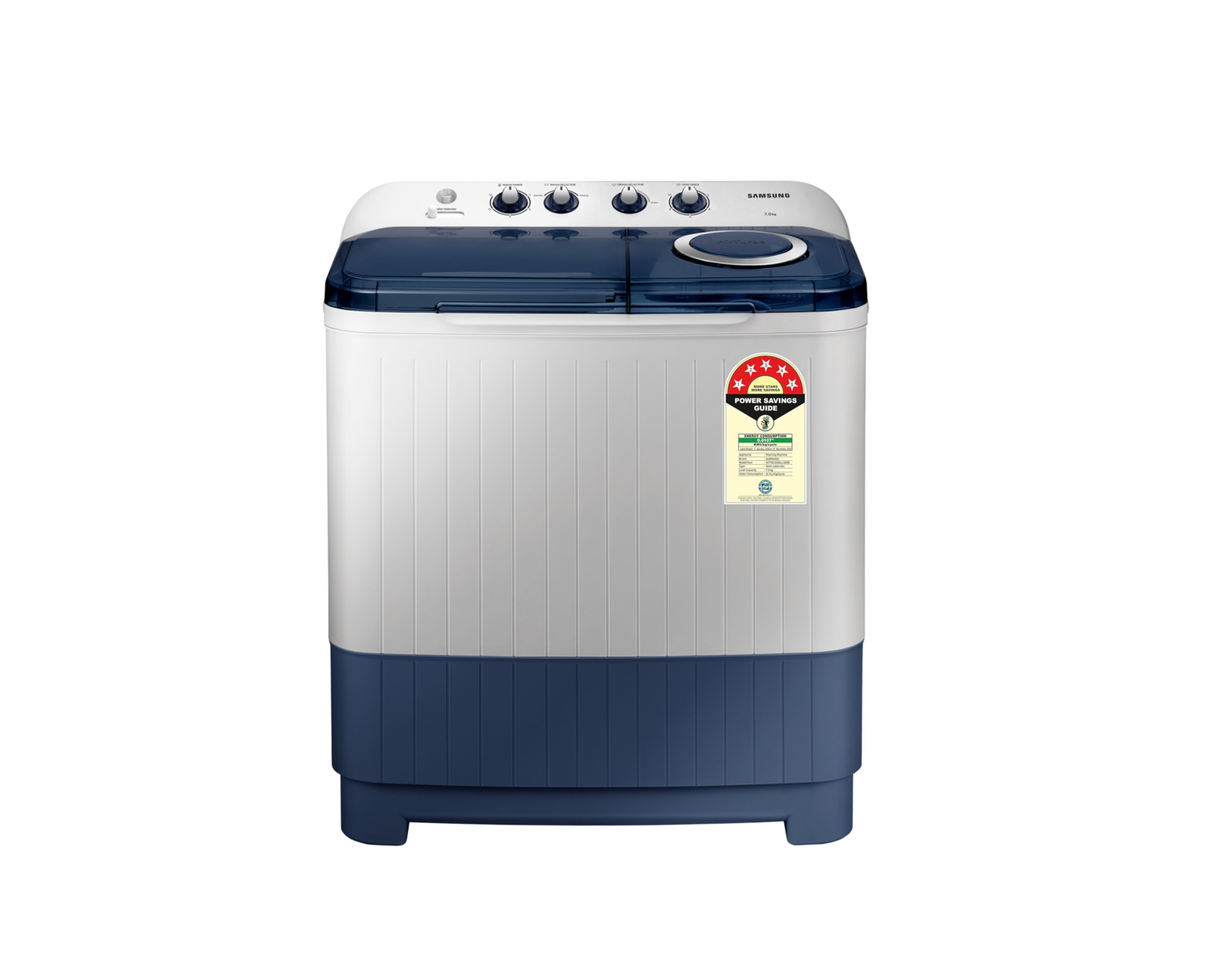 7.0 kg Semi Automatic Washing Machine with Double Storm Pulsator (WT70C3200LL)