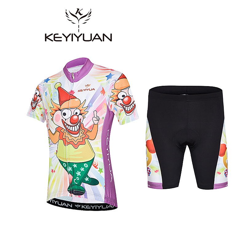 NEW ARRIVAL Kids Cycling Jersey Set Fashion Boys Girls MTB Clothing Road Bike Shirts Suit Bicycle Pants