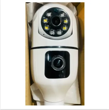Wifi Smart Net Camera Tracking 360° Rotation 3D Panoramic Security 1080P Two Way Audio Voice Bulb Both 2MP PTZ IP Camera Night Vision CCTV