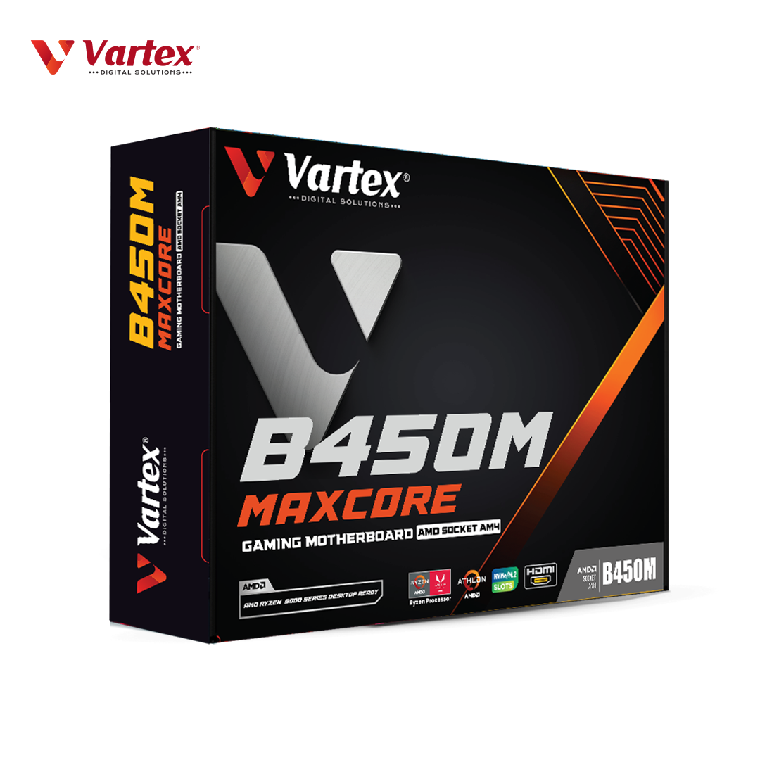 VARTEX B450M MAXCORE GAMING MOTHERBOARD AMD SOCKET AMH