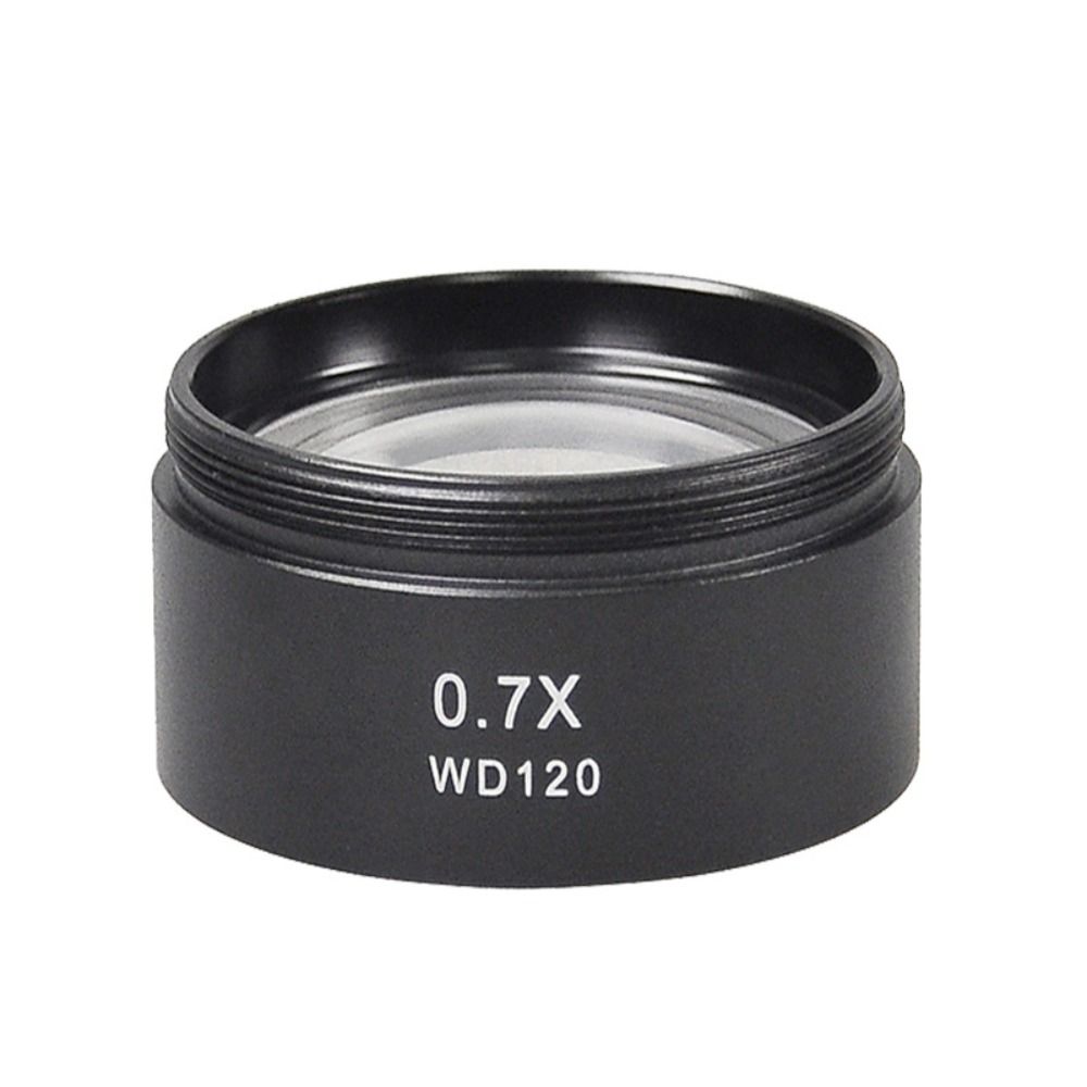 Durable WD165 0.5X WD120 0.7X Microscope Auxiliary Objective Zoom Stereo Optical Glass Magnifying Glass High Quality HD Barlow Lens
