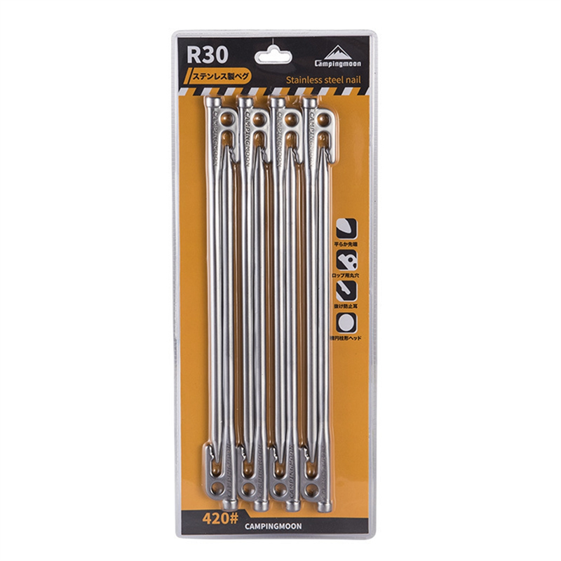 Tent Stakes Pegs Tent Stakes Pegs withHook Camping Tent Canopy R30-8