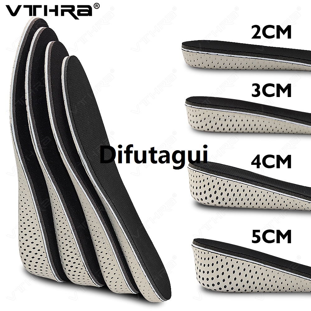 Difutagui New specials Height Increase Invisible Insoles For Feet 2/3/4/5cm Height Profesional Lift Adjustable Cut Shoes Heel Insert Taller Height Insole For Shoes