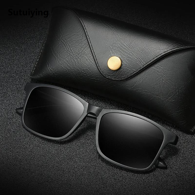 Sutuiying TR Polarized Sunglasses For Men And Women Driving Fashion Glasses Fishing Glasses Classic Sports Glasses
