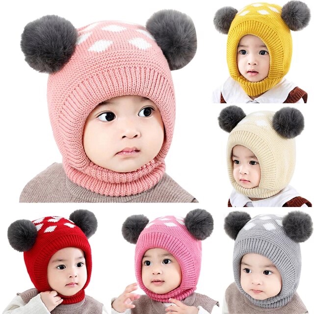 MoonCare - Baby Wollen Monkey Cap