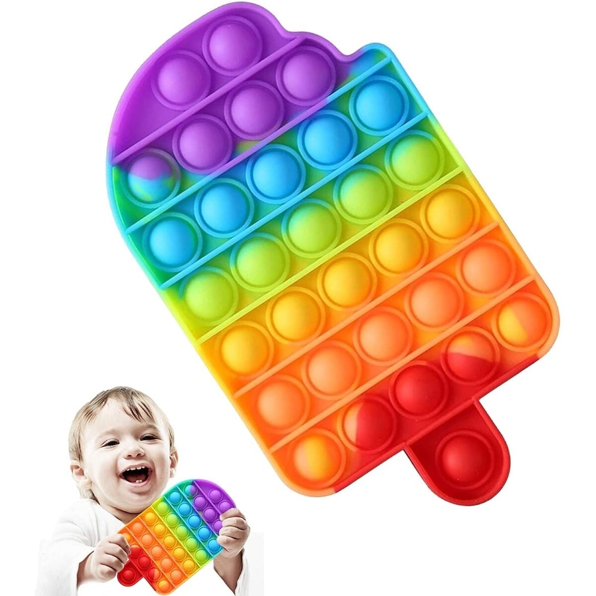 Ice Cream Pop It Bubble Toy (big size 6 inch long)