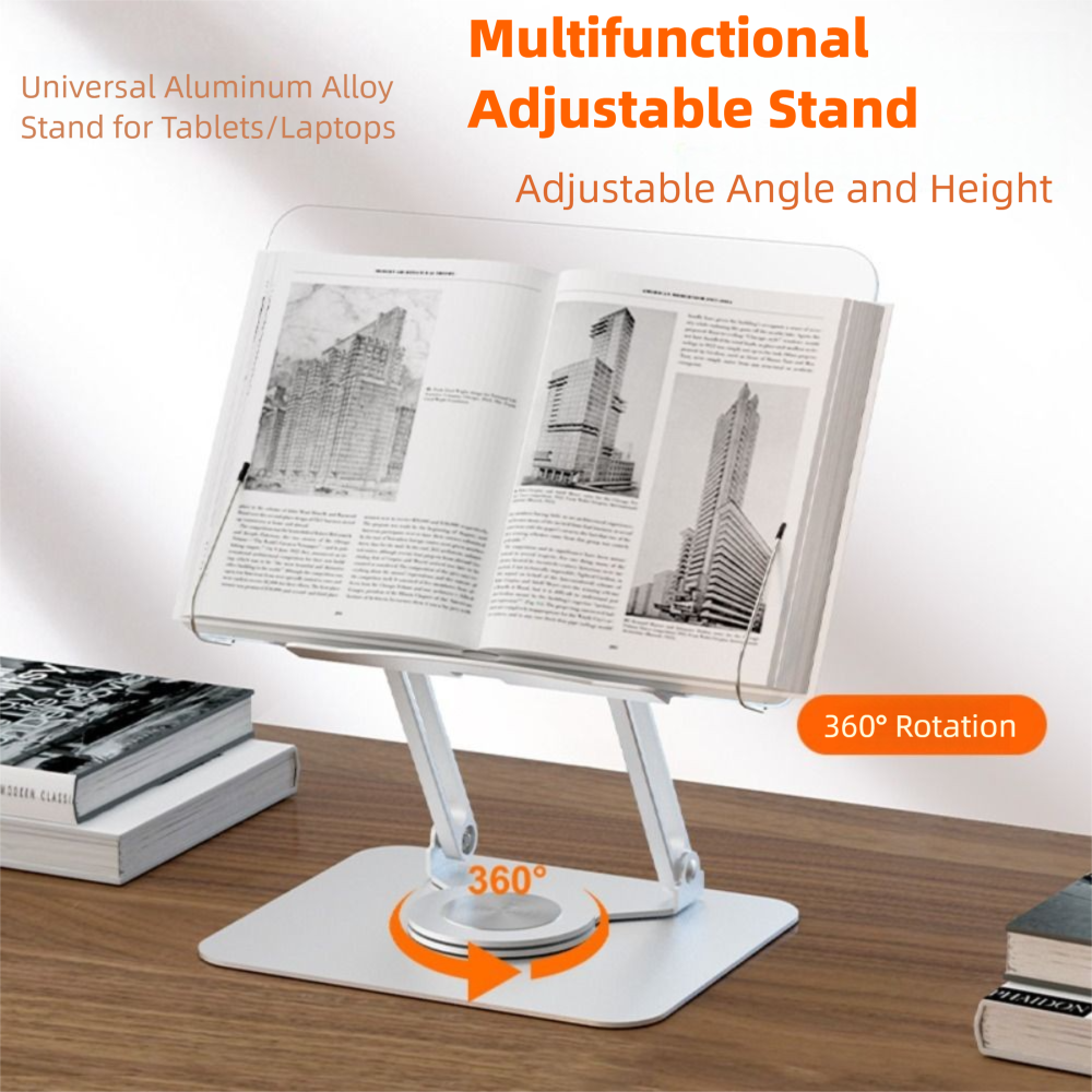 New 360 ° Rotation Laptop Holder Portable Foldable Laptop Riser Easy To Dissipate Heat Non-slip Desktop Notebook Stand Home