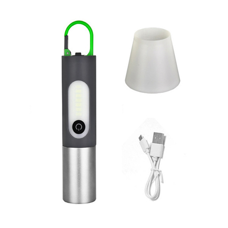 Zoomable LED Flashlight 4Modes Light Floodlight Suitable for Torch Outdoor Camping