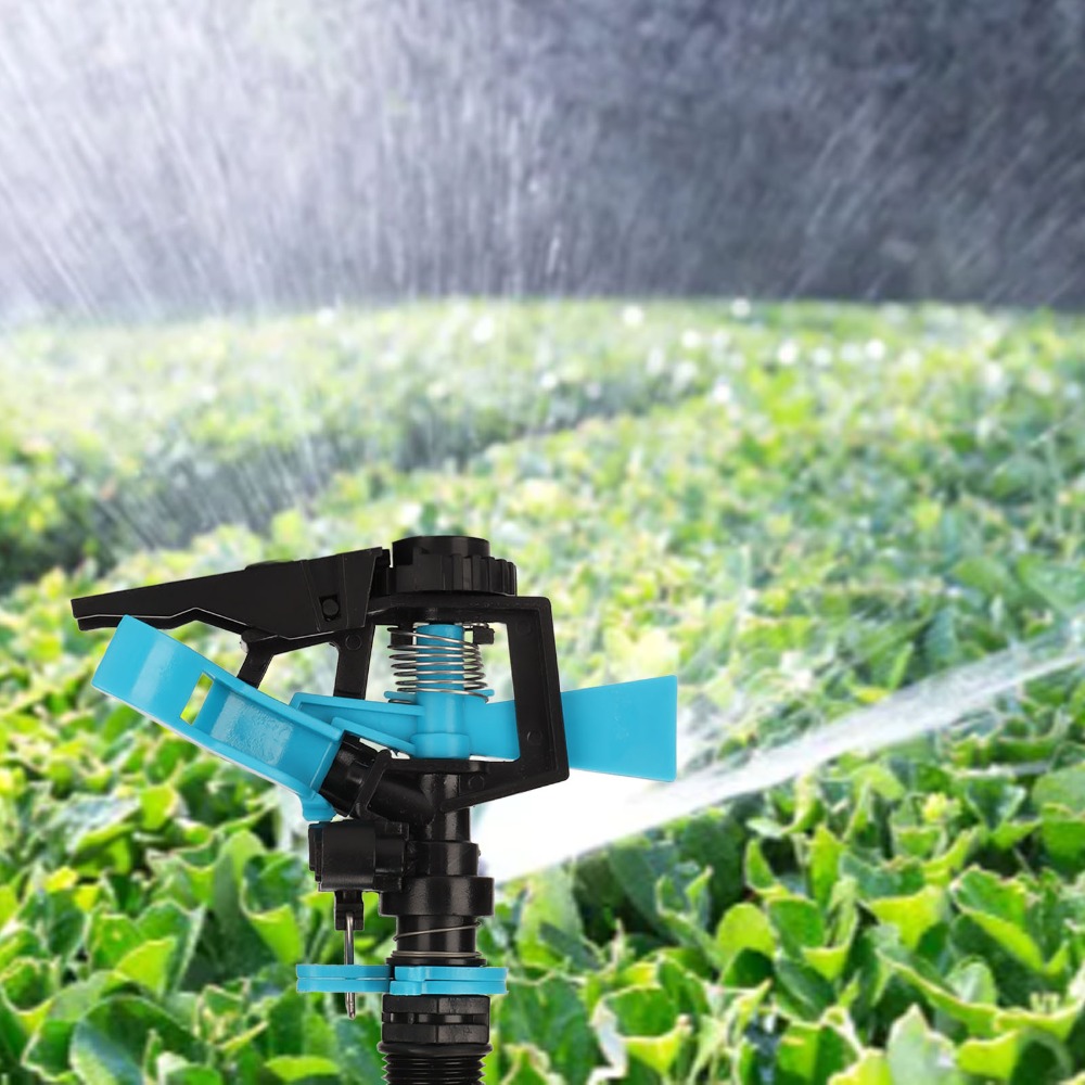 2pcs Durable G1/2 Male Thread Sprinkler Head 360 Degree Wide Coverage Lawn Watering Sprinkler Head Plastic Plastic Sprinkler Head Outdoor Planting Use