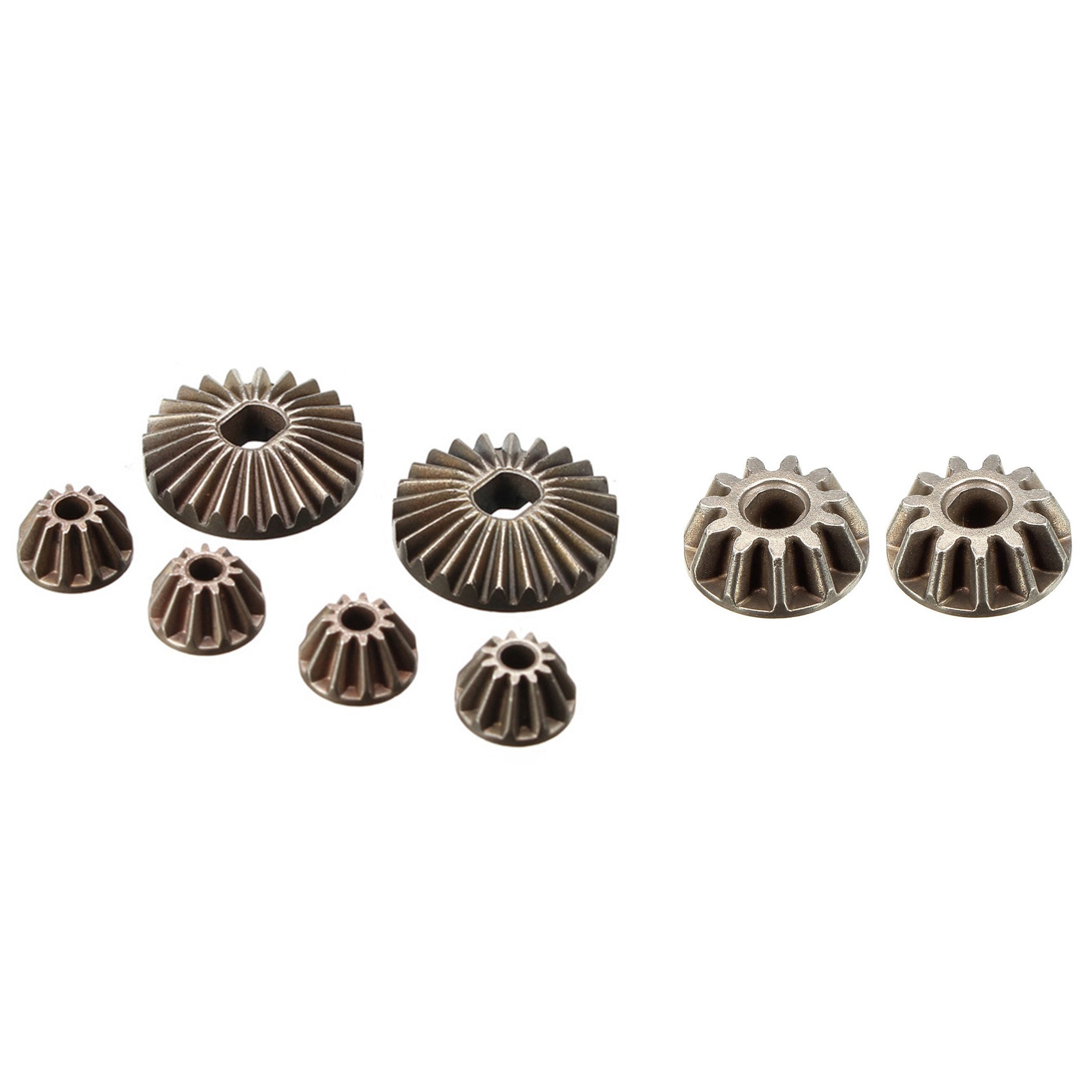 NAMUNY 24T Differential Gear and 11T Gear EA1039 with 2 Pcs 11T Bevel Gear EA1038