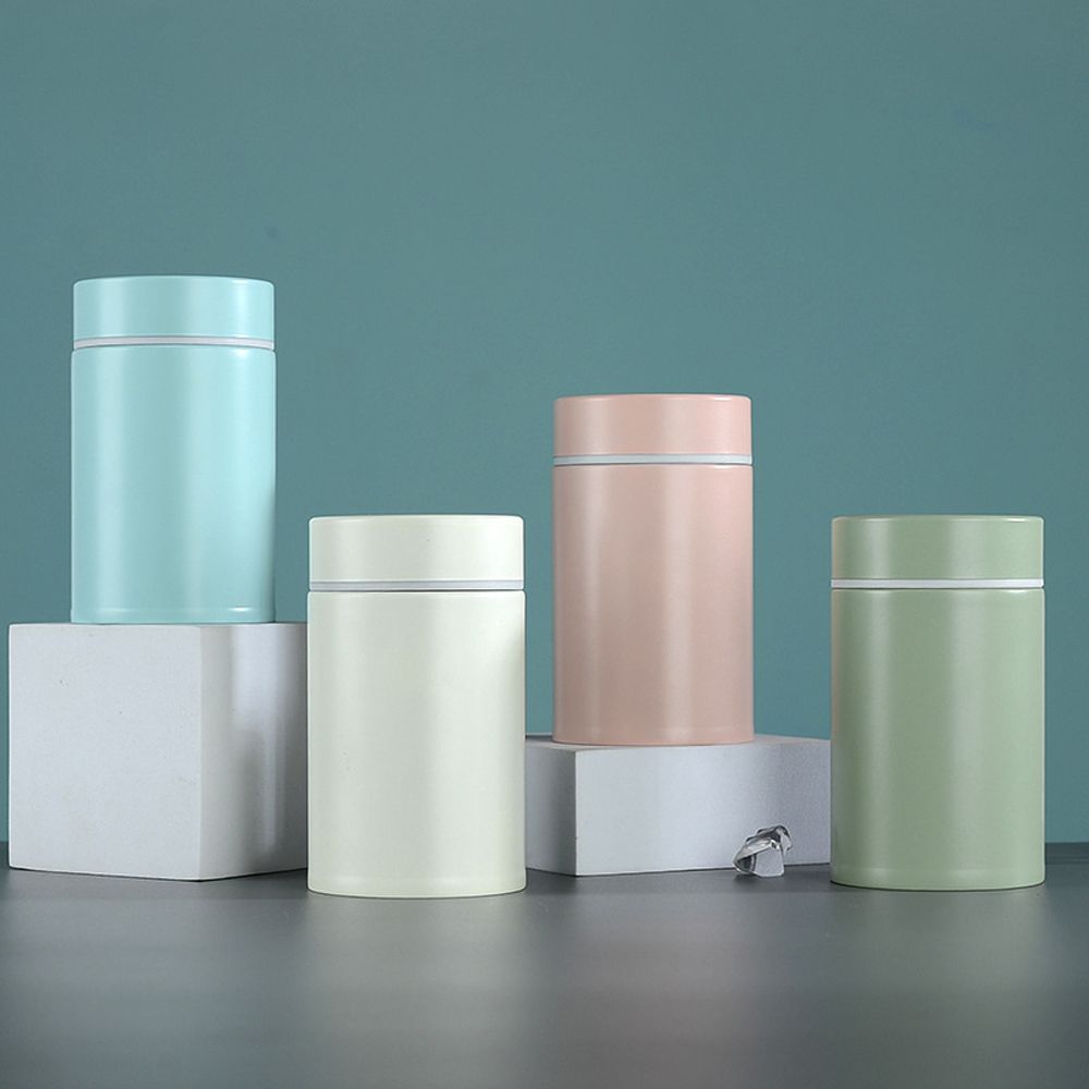 Practical Gift Mini Fashion Insulated 260ML Thermos Kettle Preservation Pot 304 Stainless Steel Thermos Mug Thermoses Water Cup Vacuum Flask Thermal Water Bottle
