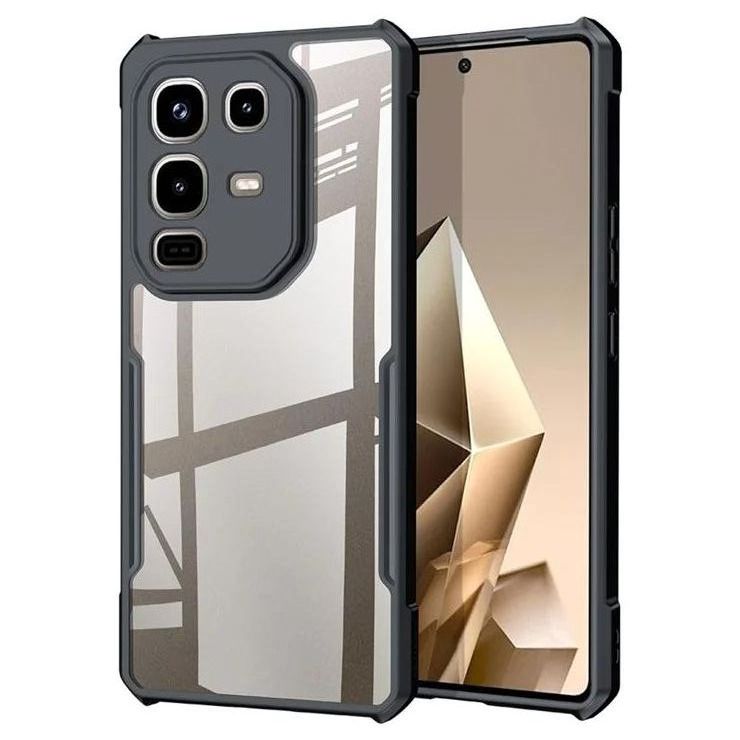 Infinix Note 50 (4G) Border Case With Back Transparent Cover