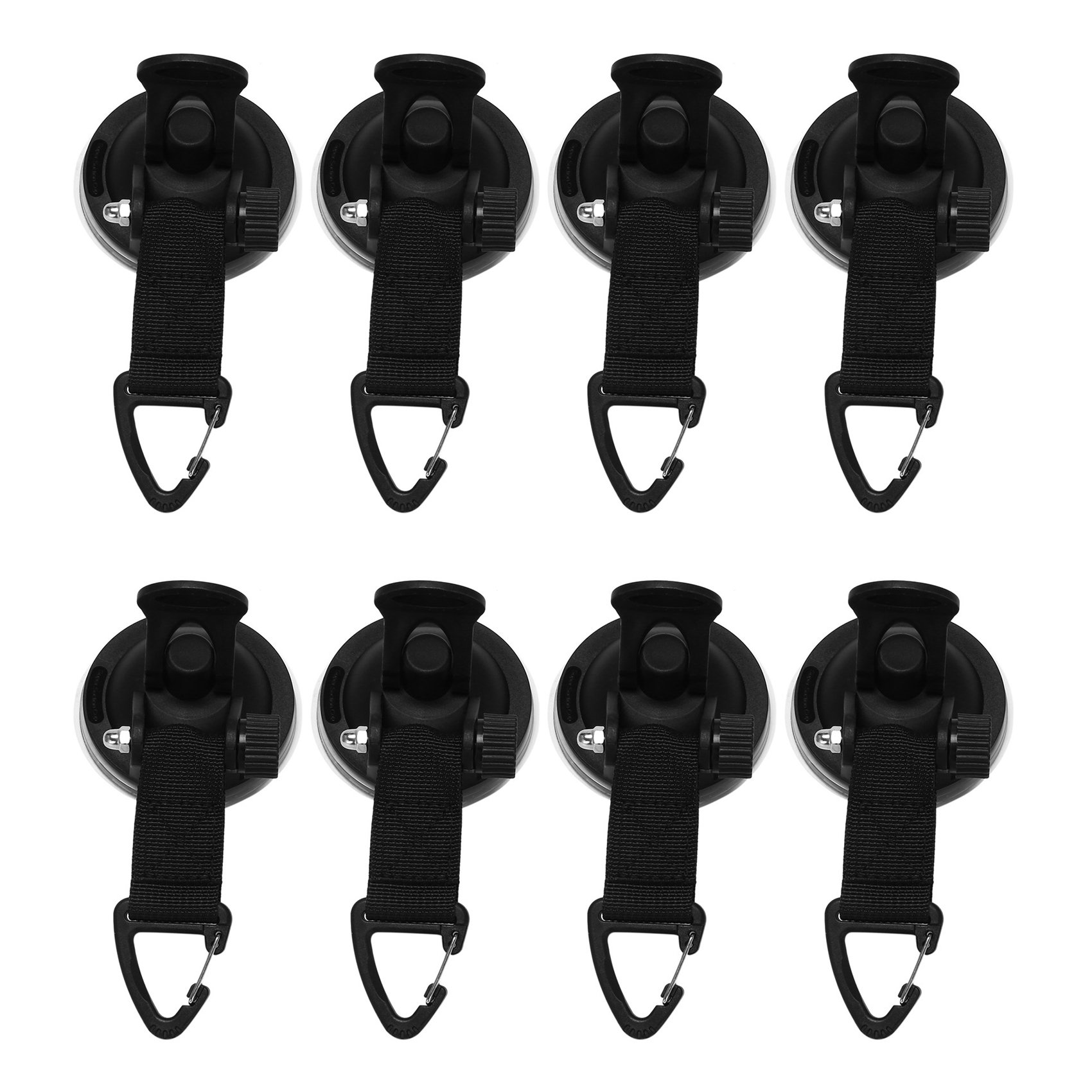 fasdaga 8Pcs Suction Cup Anchor Securing Hook Tie Down,Camping Tarp As Car Side Awning, Pool Tarps Tents Securing Hook Universal