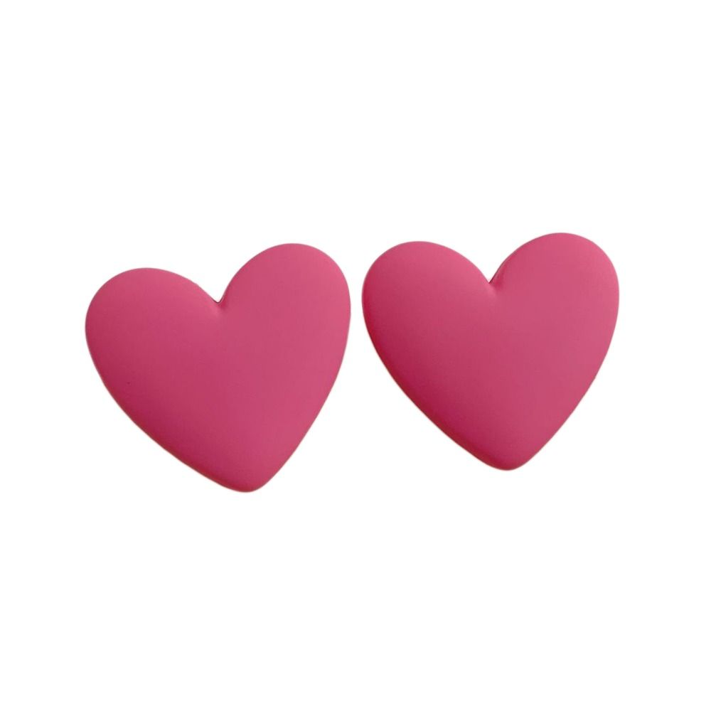 1 Pair Jewelry Large Red Heart Earrings Candy Color Heart Heart Earrings Acrylic Heart Earrings for Women Women