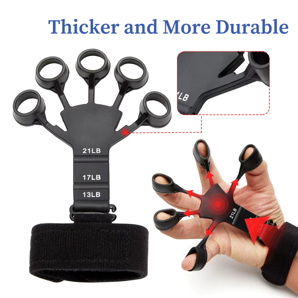 Hand Grip Strengthener, Finger Exerciser/Stretcher