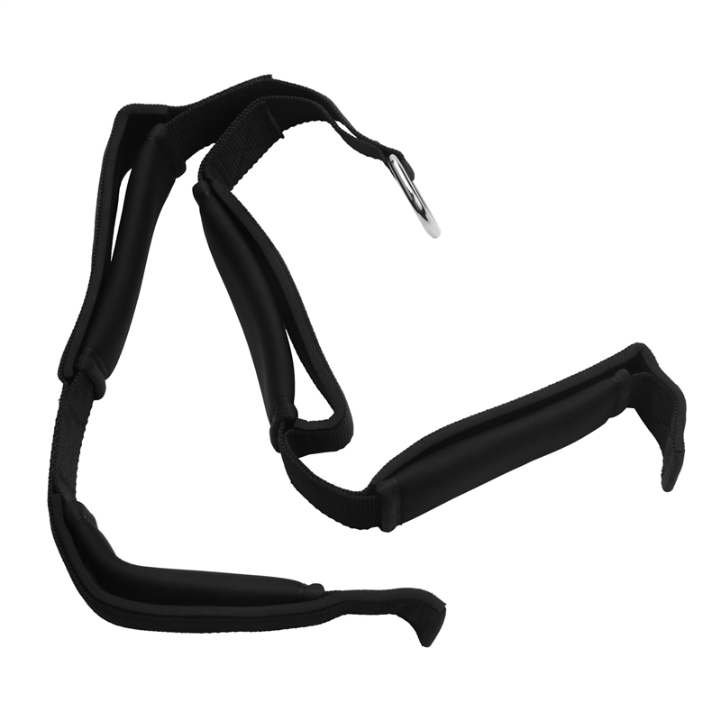 Cable Attachment with 2 Handles,Tricep Pull Down Rope for Push Downs,Crunches,Facepulls for Professional Gym