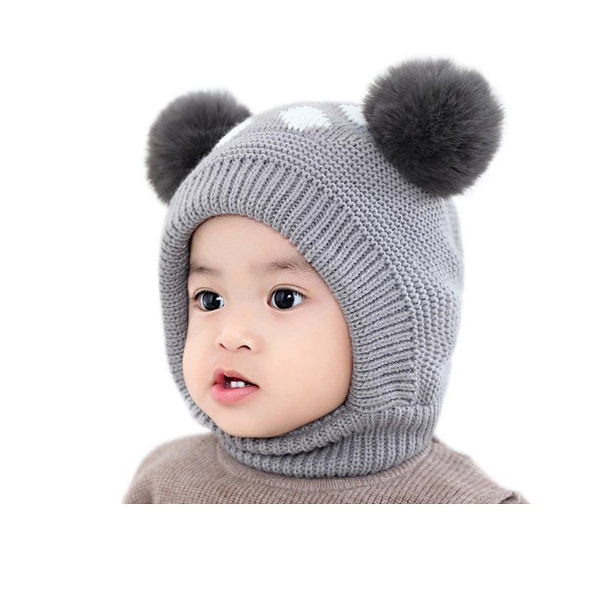 KidsSansar - Baby Woolen Monkey Cap