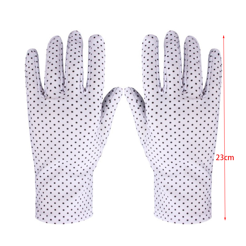 Riding anti-ice silk high elastic glove screen new touchable sunscreen breathable gloves UV driving gloves summer