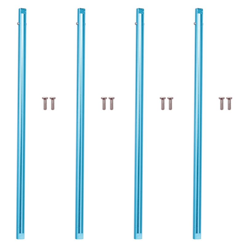 FORIDE 4X Central Driving Shaft for Toys A949 A959 A969 A979 K929 RC Car, Metal, Blue