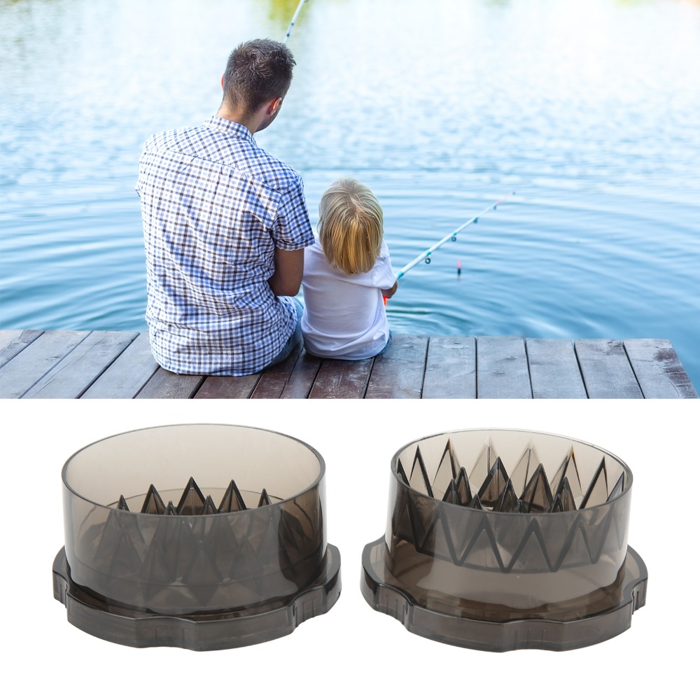 Portable PP Plastic Bait Lure Crusher Lightweight 102*55.5mm Lure Crusher Grinder Black Bait Grinder for Boilies Pellets