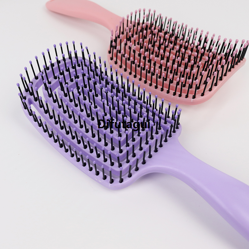 Difutagui And hair salon, comb curl comb anti-static cutout Profesional 1 piece hair scalp massage, wet for hair care