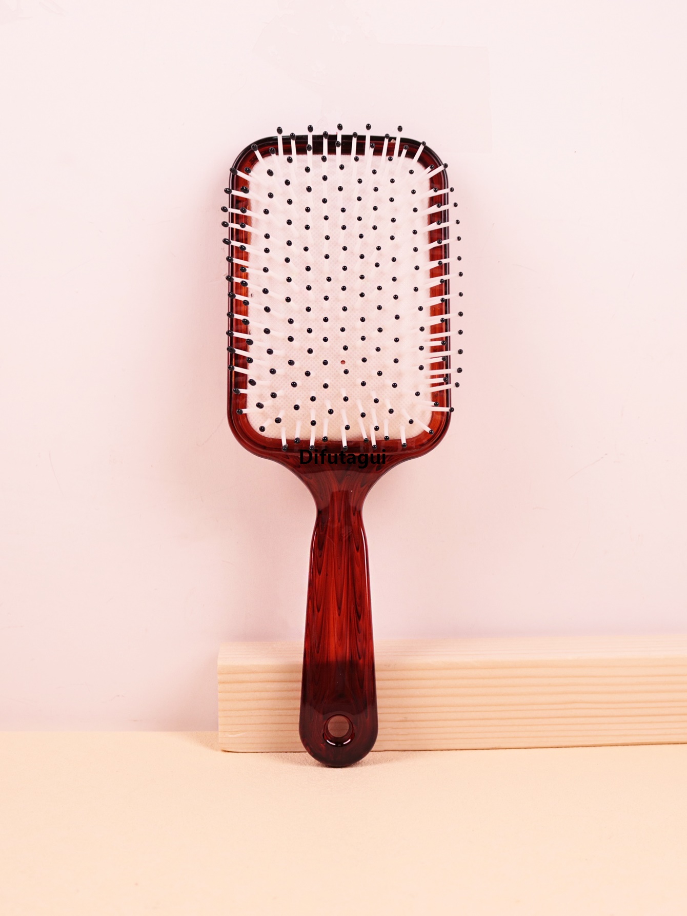 Difutagui Curly Hair Anti Static Comb Fine Teeth 1PCS Wide Board Luxury Massage Scalp Air Cushion Hairbrush For Men Women