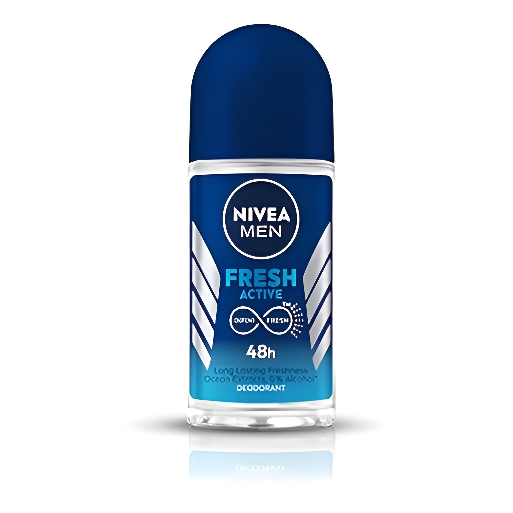 MEN Fresh Active 50ml Deo Roll On | With Fresh Ocean Extracts| 48 H Freshness| 0% Alcohol