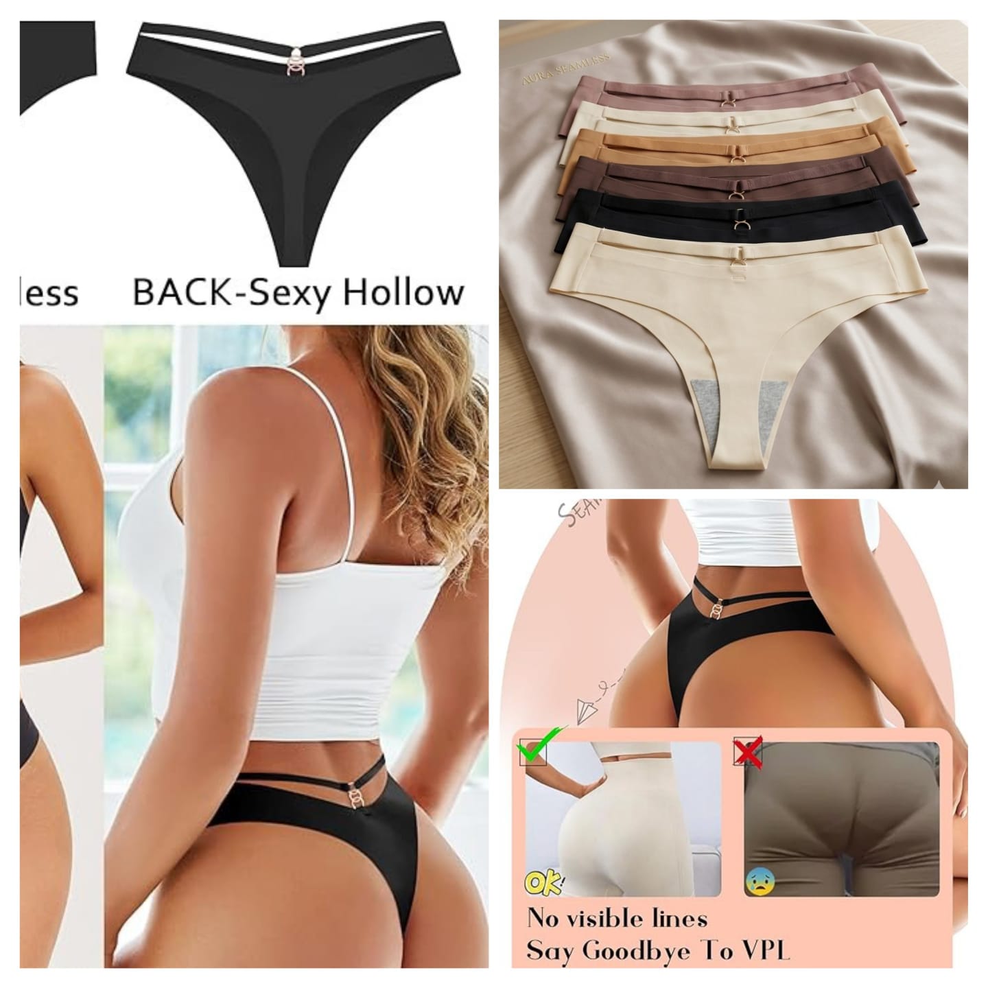 Seamless Thong Gold Ring