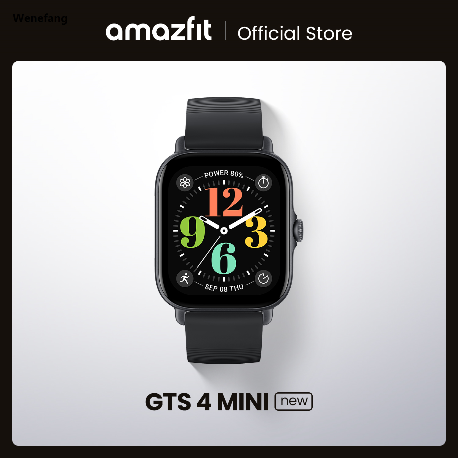 Wenefang New Amazfit GTS 4 mini new Smartwatch With Alexa Built-in Luxury 24H Heart Rate 150 Sports Modes Smart Watch