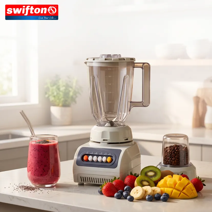 SWIFTON Juicer Blender Grinder 2 in 1 Heavy Duty Multi propose 350w