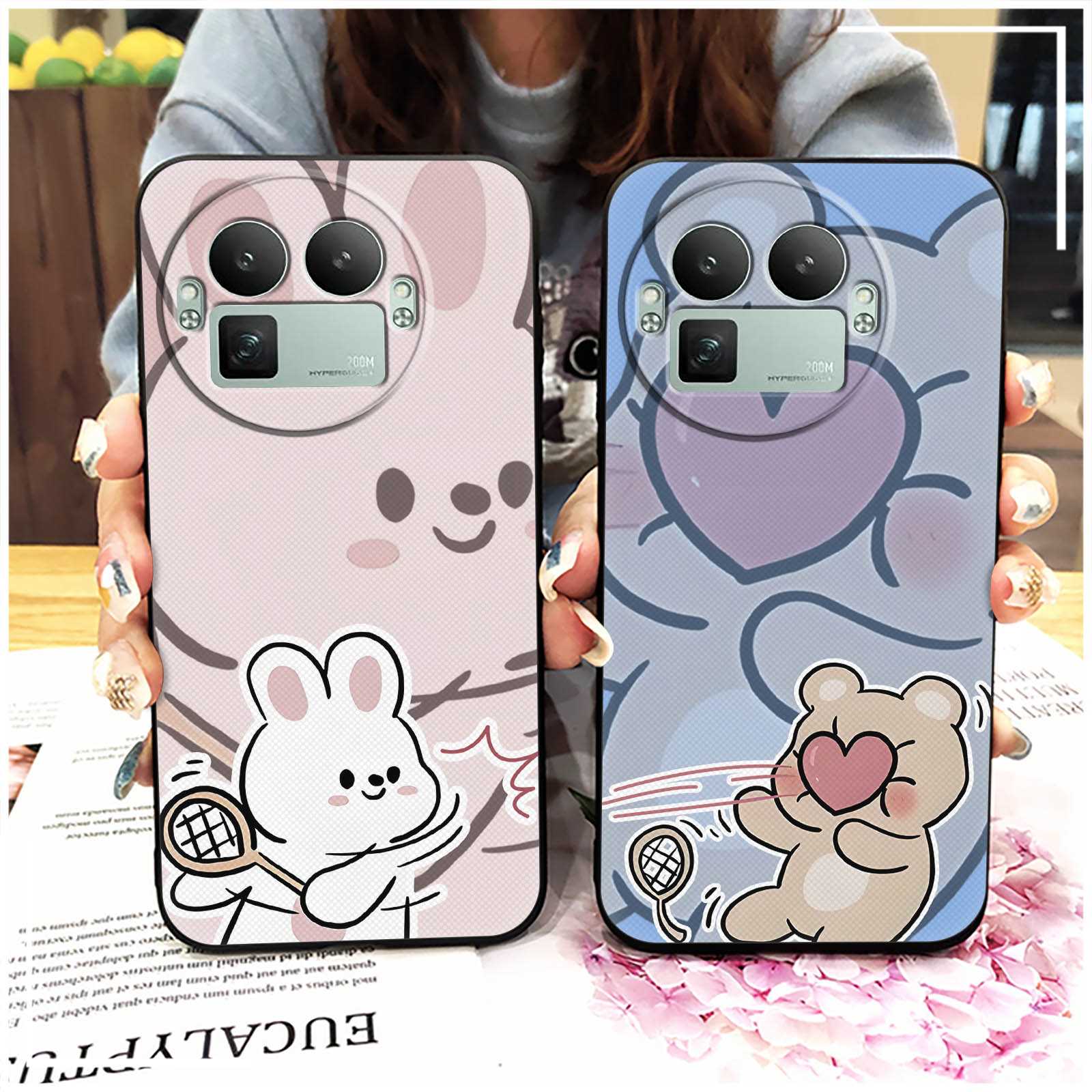 Phone Pouch oil painting Phone Case For Realme GT8 China/C85 5G Protective Graffiti Shockproof Cartoon Fashion Design
