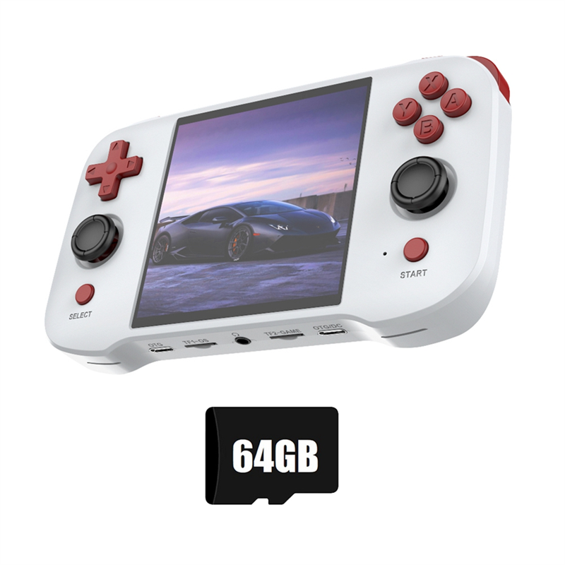 R46S Retro Handheld Game Console 64G 15000 Games 4.0INCH RK3566 Linux Portable Video Player for GB Emulator B