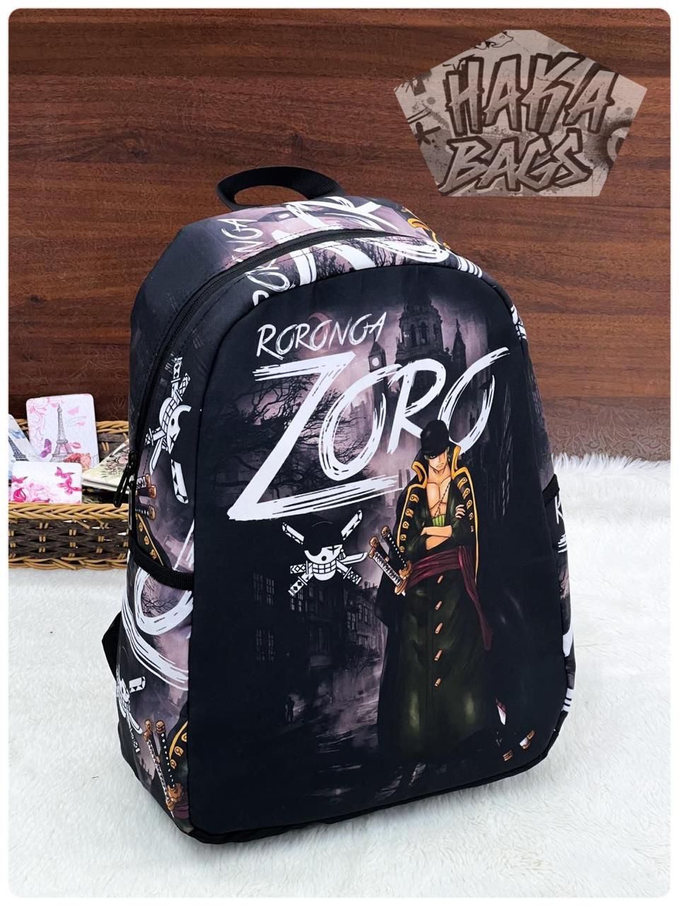 Zoro Printed Bag For School, Collage, Hiking and Daily Use