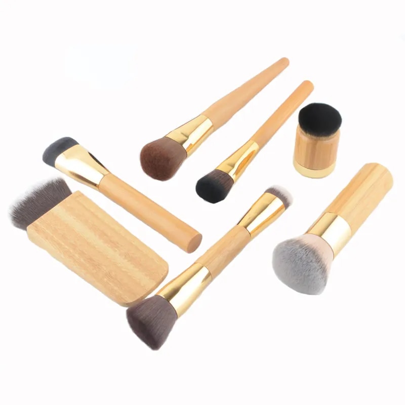 New 1pc Super Soft Powder Make up brushes Foundation Blusher makeup brush Shadow blending contour Professional High quality bamboo