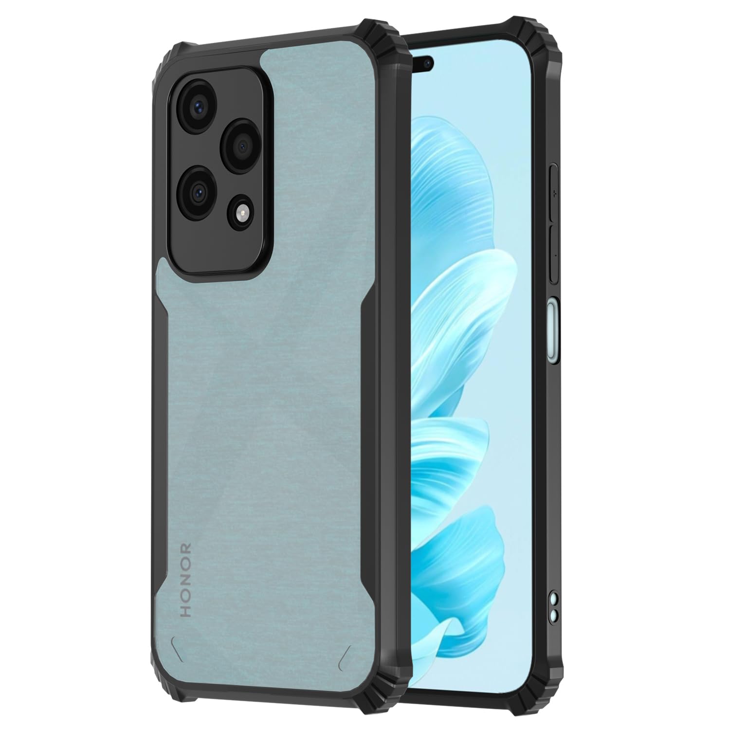 Huawei Honor 200 Lite 5G Cover (Honor 200 Lite 5G) Clear Transparent With Bumper Cover Case - Non Yellowing