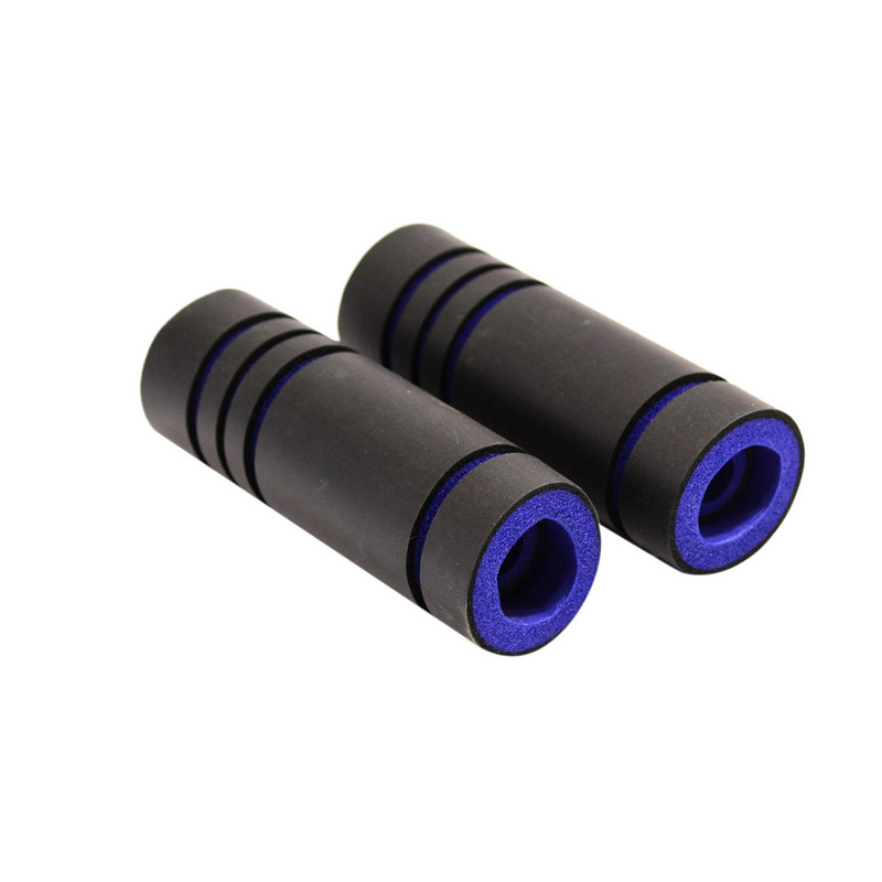 Motorcycle Handle Blue Set Of 4 Foam Grip
