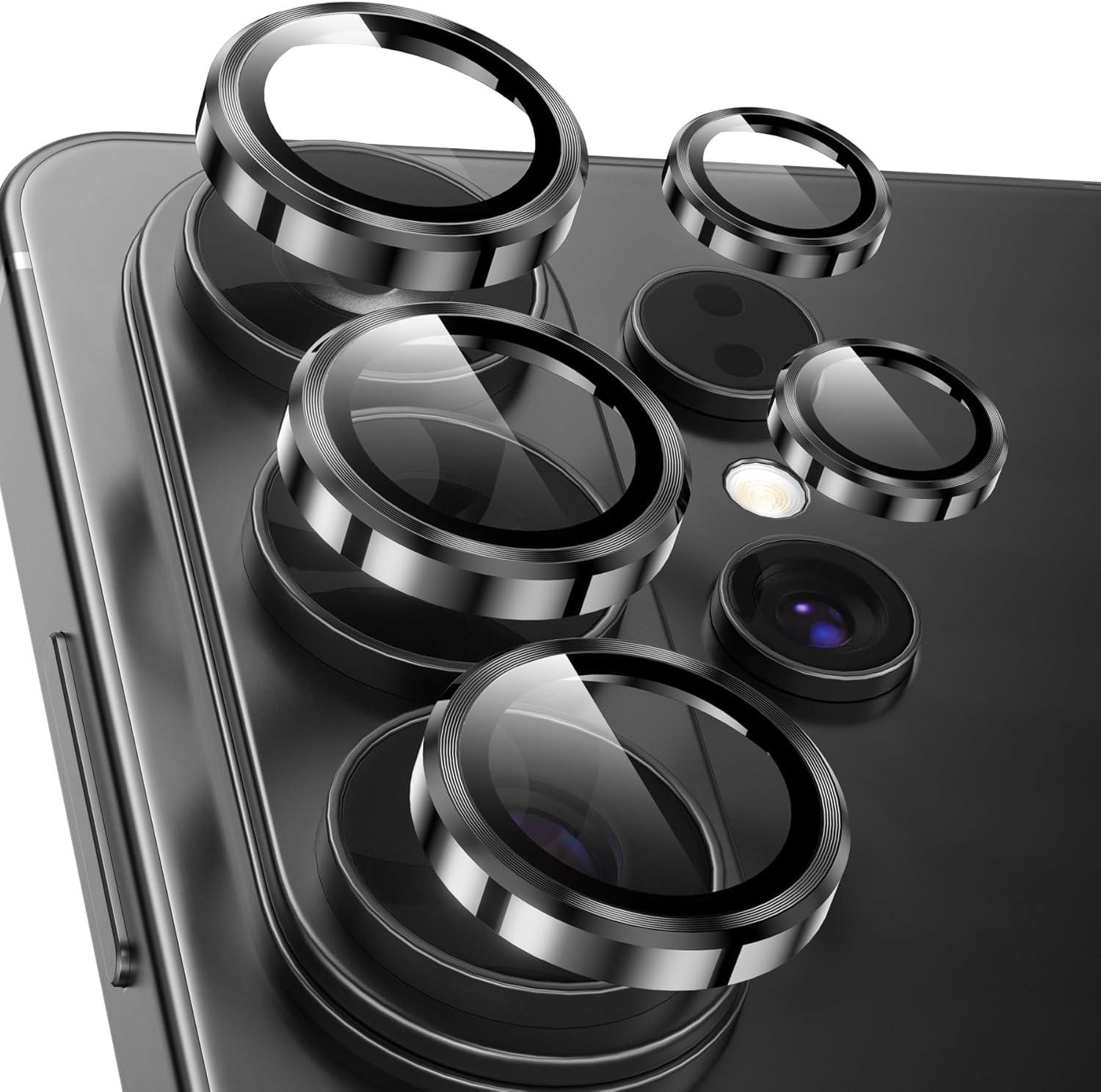Samsung S26 Ultra Metallic Ring Camera Protection Glass