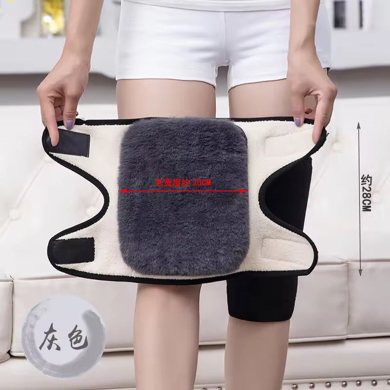 Warm Winter Thicken double layer Composite imitation Lam fuzzy cosy support kneepads soft Wool winter Warm Knee Pad