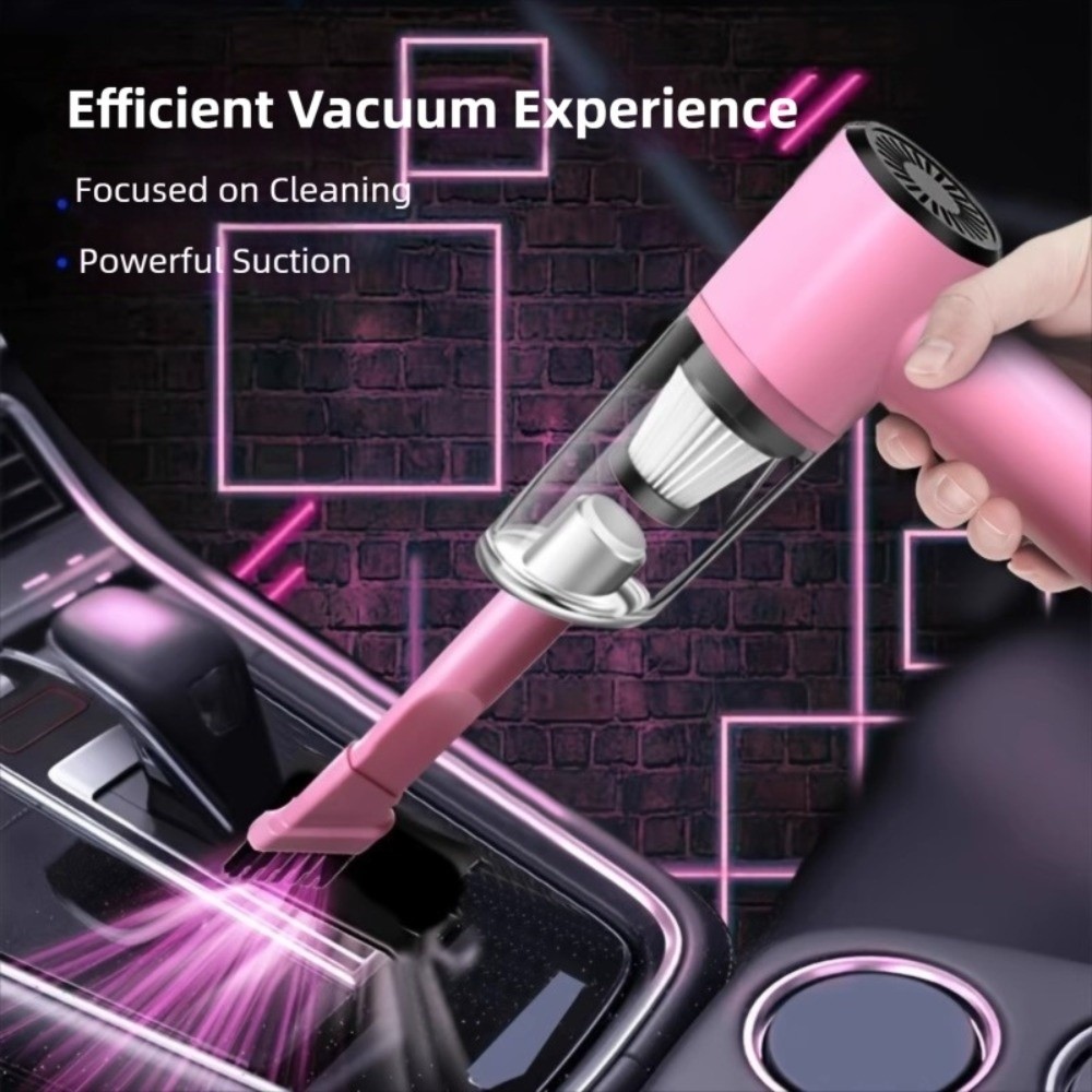 Portable 12V Car Vacuum Cleaner with Cord Compact Lightweight Powerful Mini Car Vacuum Low Noise Vacuum Cleaner Handheld Dust Remover Perfect for Pet Hair Removal
