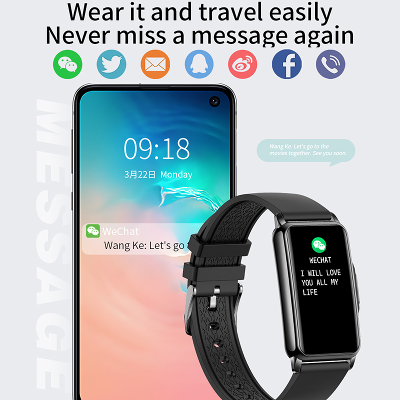Linman For Huawei Xiaomi Smart Bracelet Women Men Sports WaterproofFashion Watch Heart Rate Monitor Smartｗatch For Android IOS + Gifts