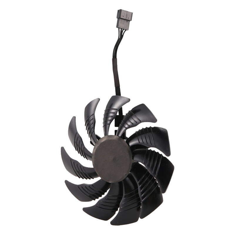 Sptrry88mm GPU Cooler Graphics Card Fan for REDEON AORUS RX580/570 GV-RX570 AORUS GV-RX580AORUS(2 PCS)