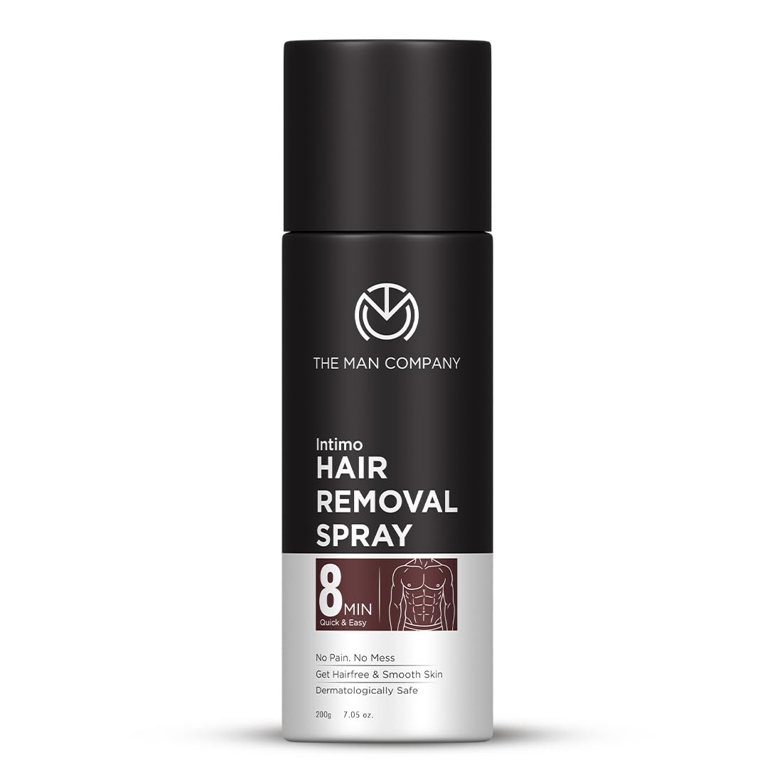 The Man Company Intimo Hair Removal Spray for Men & Women- 200 gm | Painless & Irritation Free