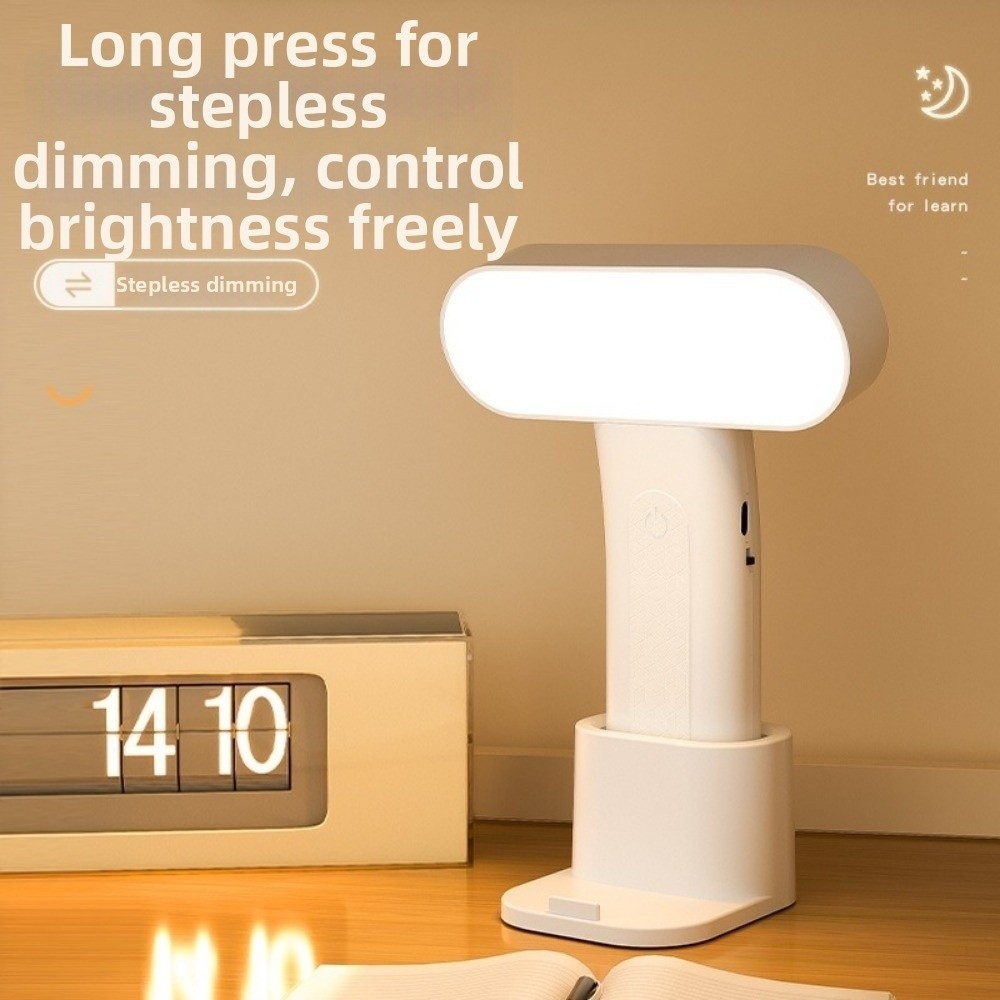 Portable Rechargeable Reading Book Light Foldable Eye Protection Desk Lamp Dimmable 3 Levels LED Table Lamp Study