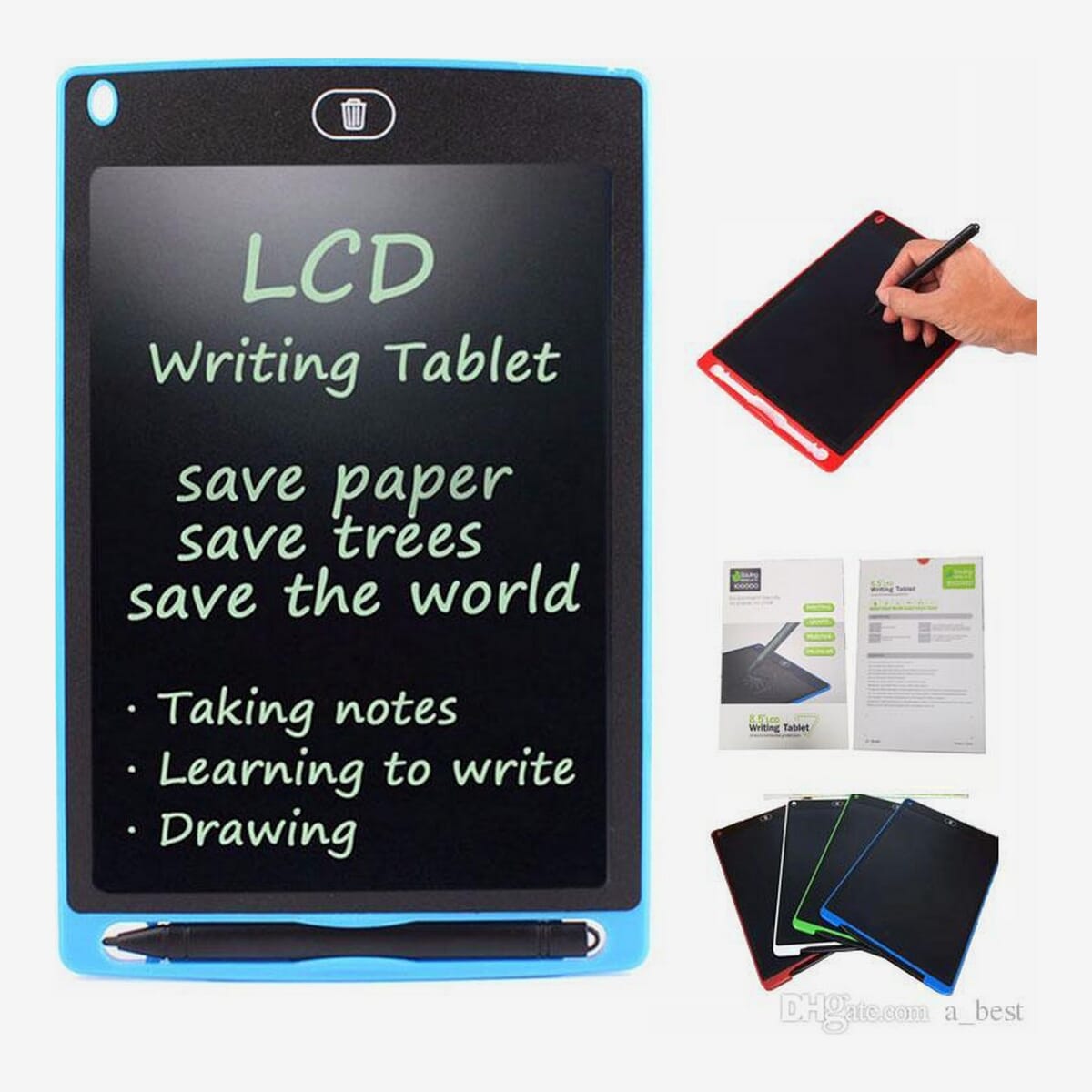 LCD 8.5 Writing Tab - Red