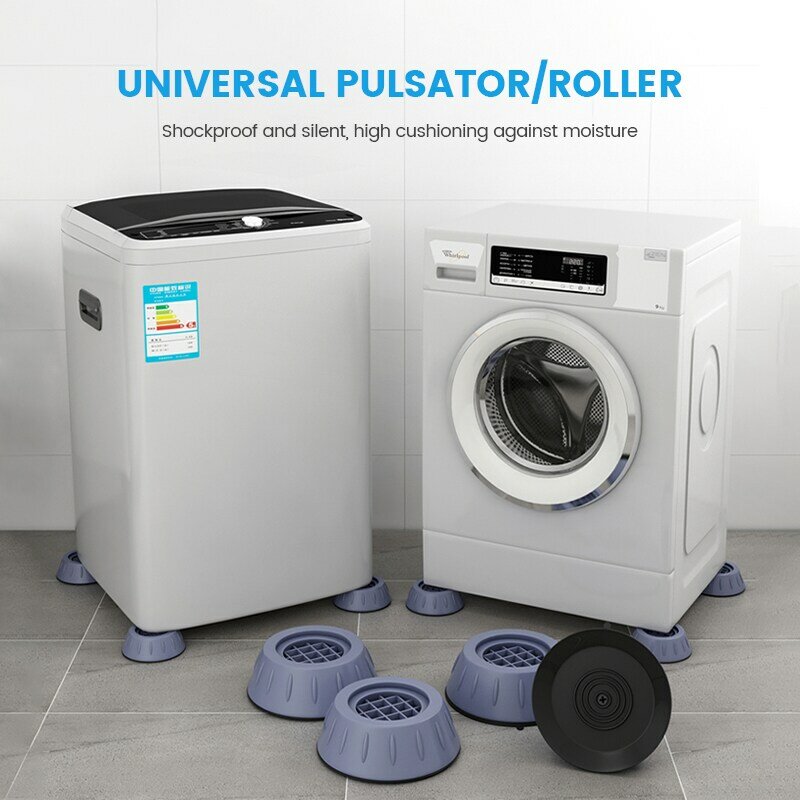 4Pcs Anti Slip Washing Machine Feet Mats