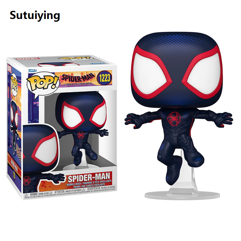 Sutuiying 1pcs 12cm 130g Marvel Universe Spider Man Punk Spider Man Bargain price Miles Night Light Spider Man Accessories Festival Gift