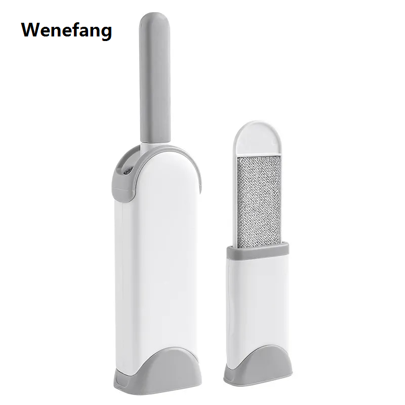 Wenefang transparent bag Cloth Gluing Machine Dust Removal Brush Hair Remover Clothes Pet Hair Removal Brush Static Electricity Household Sticky Hair TMZ